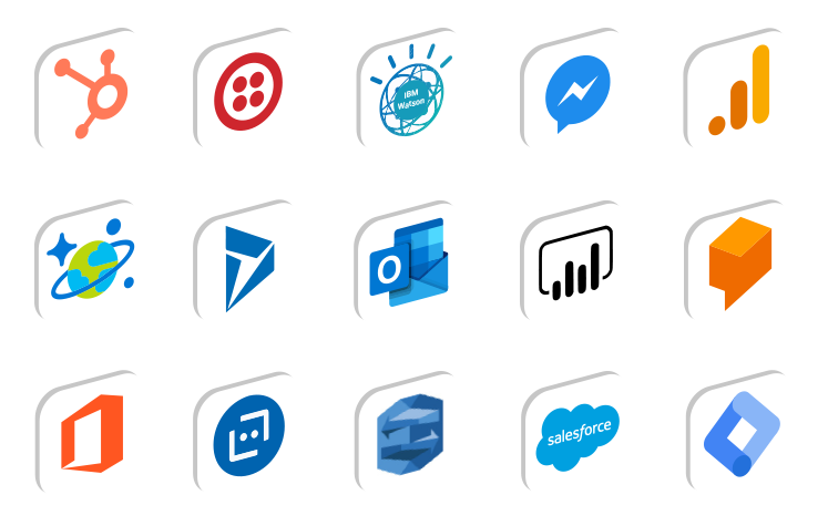 showing icons from various tech stacks
